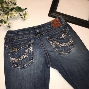 Big Star Sweet Ultra Low Rise Jeans size 31